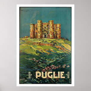 Puglie, Apulië, Italië Poster