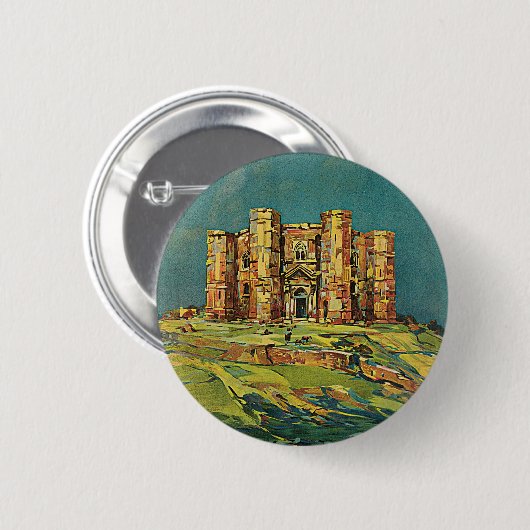 Puglie (Apulië) Ronde Button 5,7 Cm (Voorkant /achterkant)