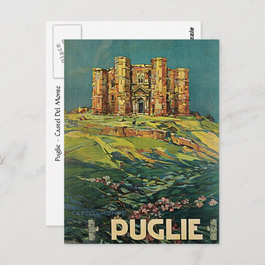 Puglie Briefkaart (Voorkant / Achterkant)