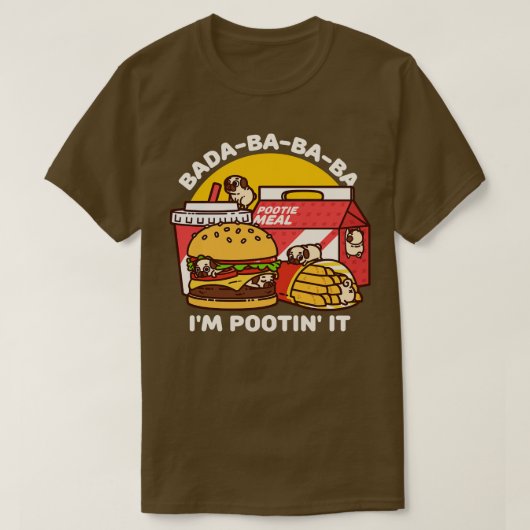 Puglie Pootie Meal T-shirt (Design voorkant)
