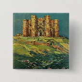 Puglie Vierkante Button 5,1 Cm (Voorkant)