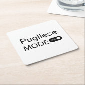 Pugliese modus op grappige Tanguero Tango Dancer Kartonnen Onderzetters (Schuin)