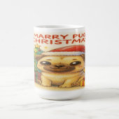 Pugmas: Cute Christmas Pug Mug Koffiemok (Center)
