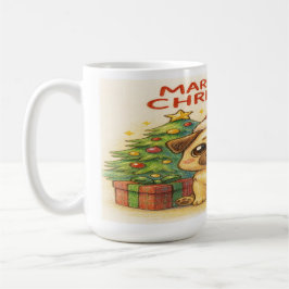 Pugmas: Cute Christmas Pug Mug Koffiemok