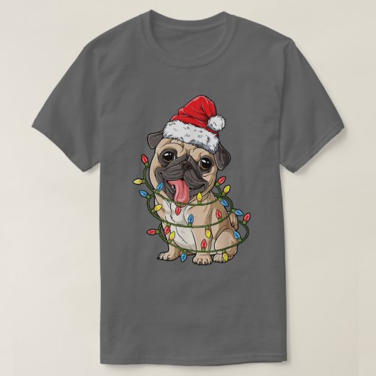 Pugmas voor kerstkerstkerstkerstkerstkerstmanden t-shirt (Design voorkant)