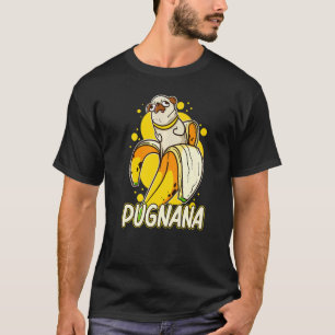 Pugnana Funny Dog Pug Lover Banana Premium T-shirt