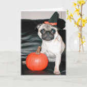 Pugoween Kaart (Gele Bloem)