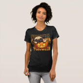 PUGOWEEN - Pug Lovers Halloween T-shirt (Voorkant volledig)
