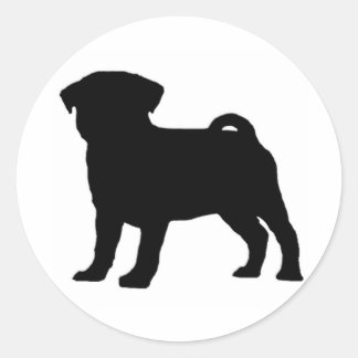 PugPrint Ronde Sticker