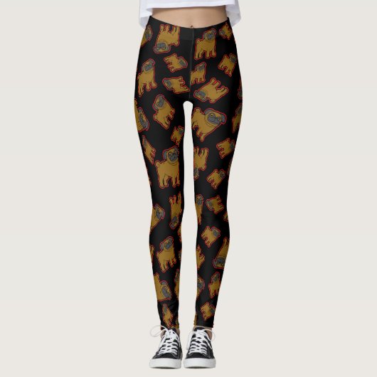 Pugs #7 leggings (Voorkant)