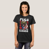 Pugs and Kisses T-shirt (Voorkant volledig)
