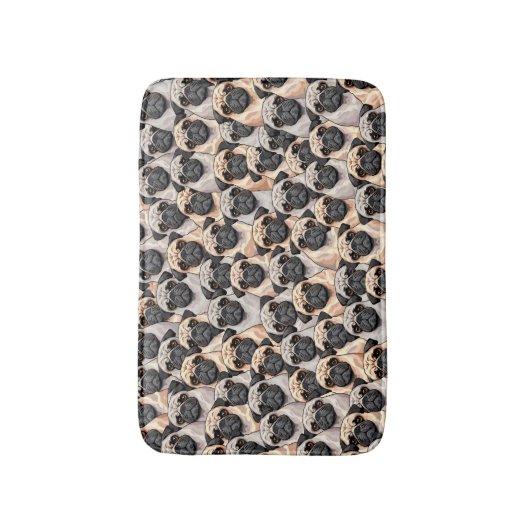 Pugs Badmat (Voorkant Verticaal)