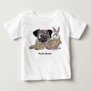 Pug's Bunny Cute Dog