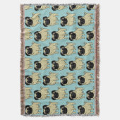 Pugs Deken (Voorkant Verticaal)