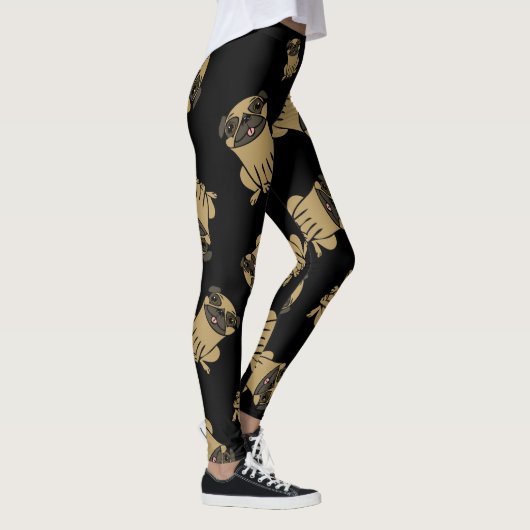 Pugs Design Leggings (Rechts)