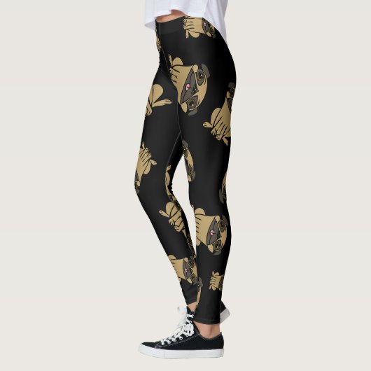 Pugs Design Leggings (Links)