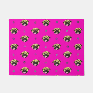 Pugs deurmat schokkend roze
