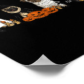 Pugs Dog Lovers - Pug Ghost Pug Witch Pug Hallowee Poster (Hoek)