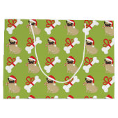 Pugs en Botten Large Cadeautasje (Achterkant)