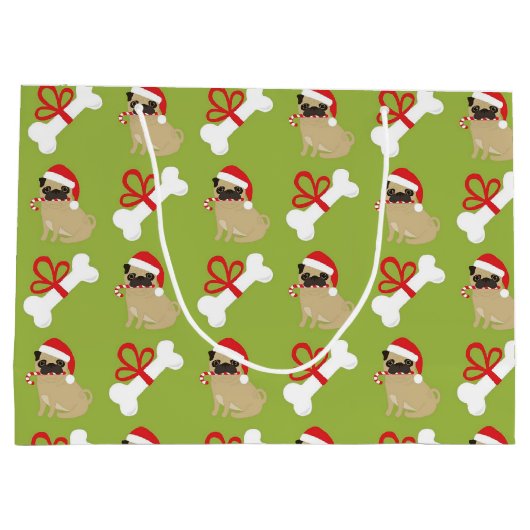 Pugs en Botten Large Cadeautasje (Achterkant)