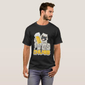 Pugs- en Chugs-bier T-shirt (Voorkant volledig)