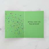 Pugs en Kisses Birthday Kaart (Binnen)