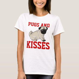 Pugs en Kisses Dames Shirt