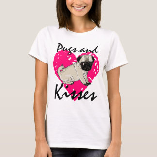 Pugs en Kisses Dames Shirt