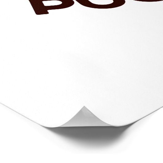 Pugs en Kisses Funny Pug Doggy Pun Poster (Hoek)