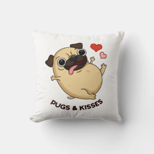 Pugs En Kisses Grappige Hond Pun Kussen