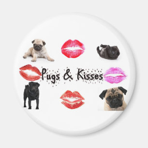 Pugs en Kisses Magneet