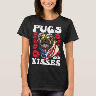 Pugs en Kisses T-shirt