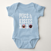 Pugs en Kisses XOXO Romper (Voorkant)