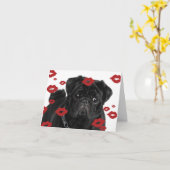 Pugs en Kusjes Kaart (Gele Bloem)