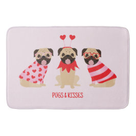 Pugs en kussen Schattige Pug Dogs Badmat