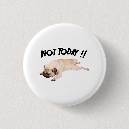 Pugs Funny Gift Love Dog Ronde Button 3,2 Cm (Voorkant)