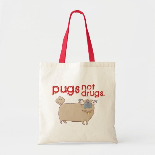 Pugs geen canvas tas (Voorkant)