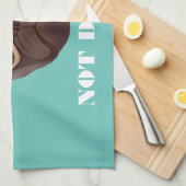 Pugs geen drugs theedoek (Quarter Fold)