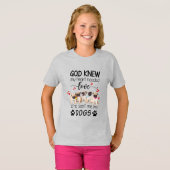 Pugs God wist mijn hart nodig liefdesHondenliefheb T-shirt (Voorkant volledig)