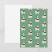 Pugs Grid Birthday-kaart (Voorkant / Achterkant)