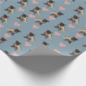 Pugs & harten cadeaupapier (Hoek)