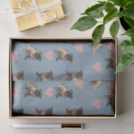 Pugs & harten tissuepapier