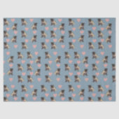 Pugs & hearts tissuepapier (Voorkant)