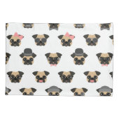 Pugs in Disguise Kussensloop (Achterkant)