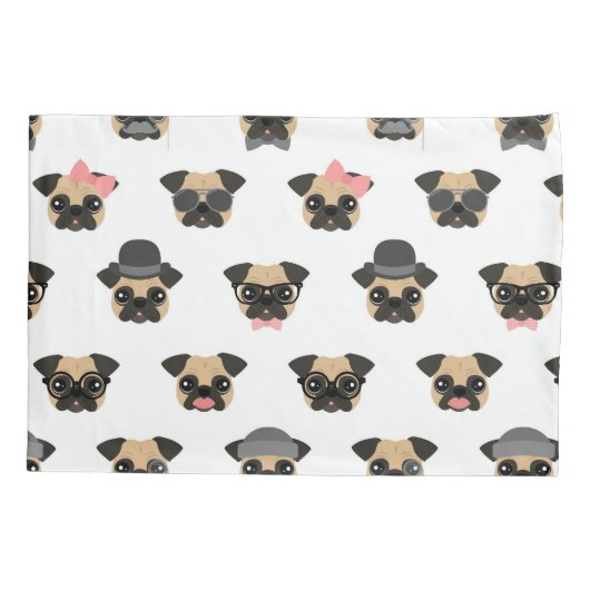 Pugs in Disguise Kussensloop (Achterkant)