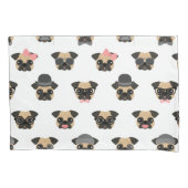Pugs in Disguise Kussensloop (Voorkant)