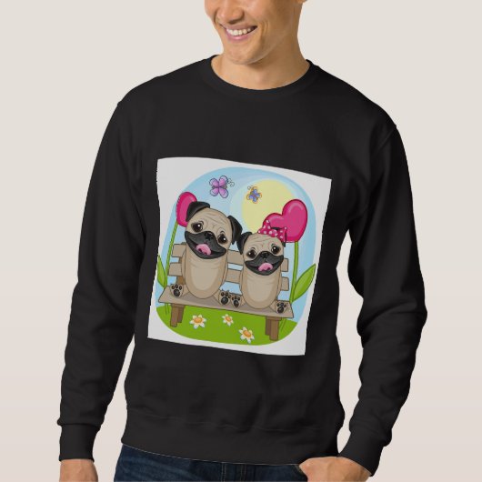 Pugs in Love Essential T-Shirt 862 (Voorkant)