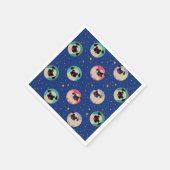 Pugs In The Stars Patroon Party Servetten (Hoek)