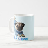 Pugs & Kisses Koffiemok (Voorkant links)
