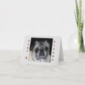 Pugs & Kisses Notitiekaart (Voorkant)